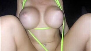 pov blonde raver slut takes you to rooftop to suck and get creampie