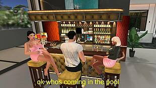 kim's friend dancing lap dance