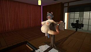 Furry Cat Dildoes And Cum Inflation