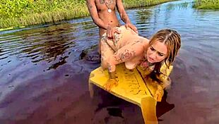 Adventurous Couple Explores The Mangrove And Gets Caught In An Exciting Moment
