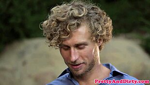 ginger babe says, 'hold still for my pussy fucking'