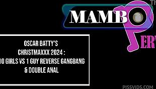Oscar Batty's Christmaxxx 2024: 10 Girls Vs 1 Guy In Reverse Gangbang Anal
