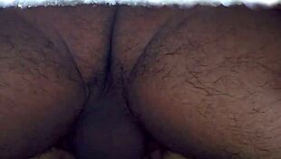 this latina wife is getting a deep creampie, wow