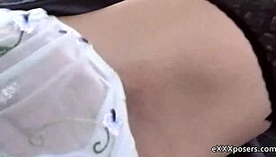 Woman Paid To Masturbate Outdoors!