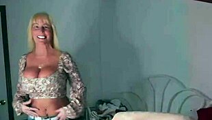 mature granny tries on bikinis and outfits