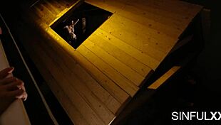 Lyanna Nilsson bound and teased by Charlie Dean's big cock