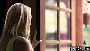 Did Tiny Tattooed Blonde Let Hung Stud Rail Her?