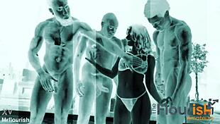 Hot Amateur Wife Bellav Takes Big Black Cock Gangbang Action!