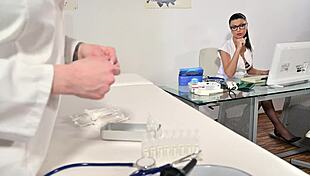 Busty Nurse Chloé Ania Kinski Says, 'Wild DP Fuck at the Clinic'