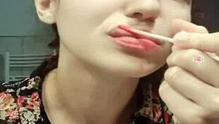 Italian milf chatting on bigo