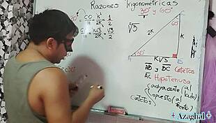Asian Student Teacher Mathematics Lesson