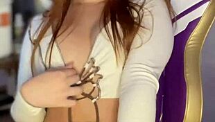 Ela gosta de se exibir desde novinha