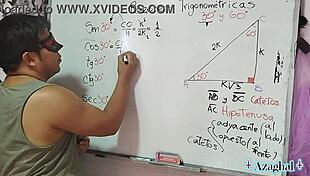Asian Student Teacher Mathematics Lesson