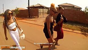 african lesbians amateur ebony hot bffs revenge threesome