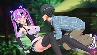 pink cutie in outfit