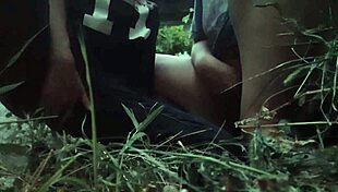 why are these girls flying into orgasm with outdoor masturbation?