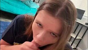 18 Year Old College Girl's Dorm Encounter with Ava Marina