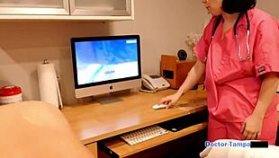 Dr. Tampa conducts Tampa University entrance physical on Stefania Mafra