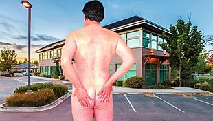 Stripping and Masturbating in the Parking with Agarabas and Olpr