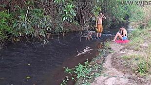 did those strangers get caught fucking at the waterfall