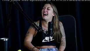 check out the naughty interview full of action with flor de damiana and grandma moai on porn cast brazil - part 5 watch on sheer red