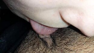 this hot lesbian couple licking and sucking each other's hairy pussies while kissing passionately