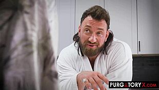 Coco lovelock intensely sucks her stepdad's dick