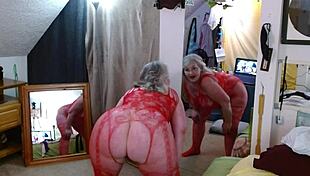 modeling bodystockings then cum