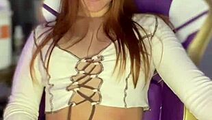 Ela gosta de se exibir desde novinha