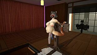 Furry Cat Dildoes And Cum Inflation