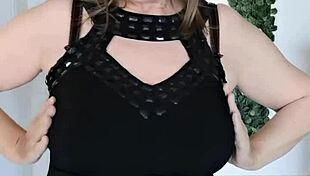 Stepmother Teases Stepson with Huge Breasts!