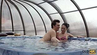 Old4k Handsome Angie Moon Makes Awesome Love To Flawless Young 18+ Model