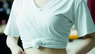 Blindfold asian massage girls!