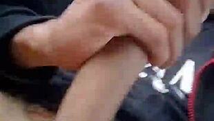 Handsome European Man Masturbates on a Crowded French Train