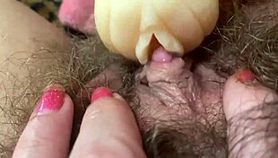 Hardcore clitoris orgasm in extreme closeup on wet vagina 😈