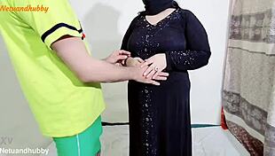 muslim bbw stepmom offers big ass to school teacher for anal sex 😈