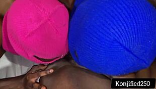 Bisexual foursome with three big dick guys and one horny girl