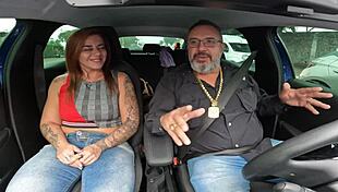 Marcelle Pimenta, a hot milf, hitched a ride and unleashed her wild side