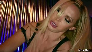 Big boobed nikki benz riding monster cock
