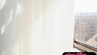 petite asian teen flaunts pierced tits