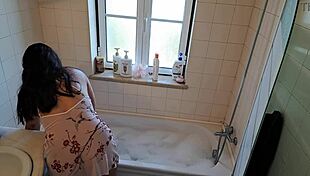 Latina Wife Calls Handyman to Fix Hot Tub