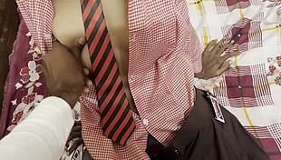 Incredibly passionate sex between teacher and student, he tricked her and fucked her 🔥