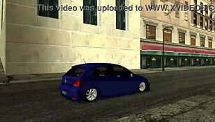 Stepsister Sucks During MTA Game