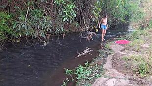 did those strangers get caught fucking at the waterfall