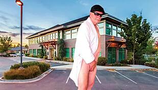 Stripping and Masturbating in the Parking with Agarabas and Olpr