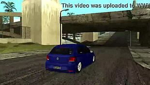 Stepsister Sucks During MTA Game