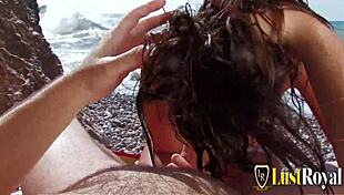 Samanta with natural tits loves anal sex