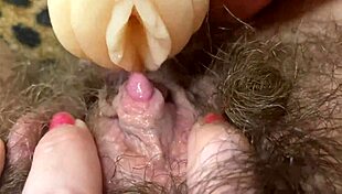 Hardcore clitoris orgasm in extreme closeup on wet vagina 😈