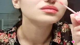 Italian milf chatting on bigo