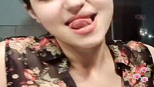 Italian milf chatting on bigo